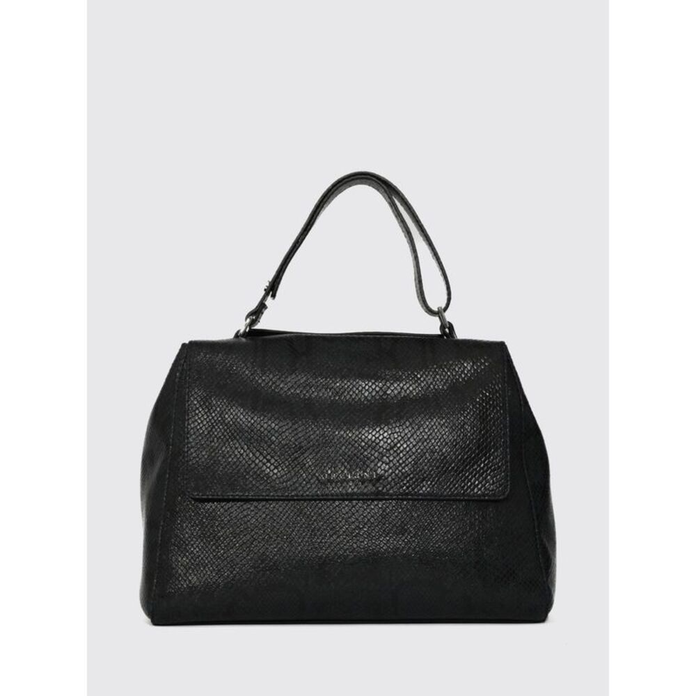 Orciani Women Orciani Medium Sveva Shoulder Bag In Python-Print Calfskin
